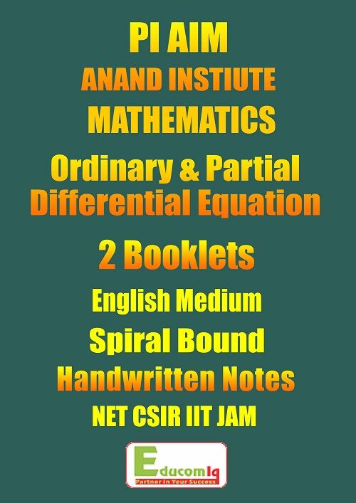 pi-aim -ordinary-and-partial-differential-equation-od-pd-class-notes- net-csir