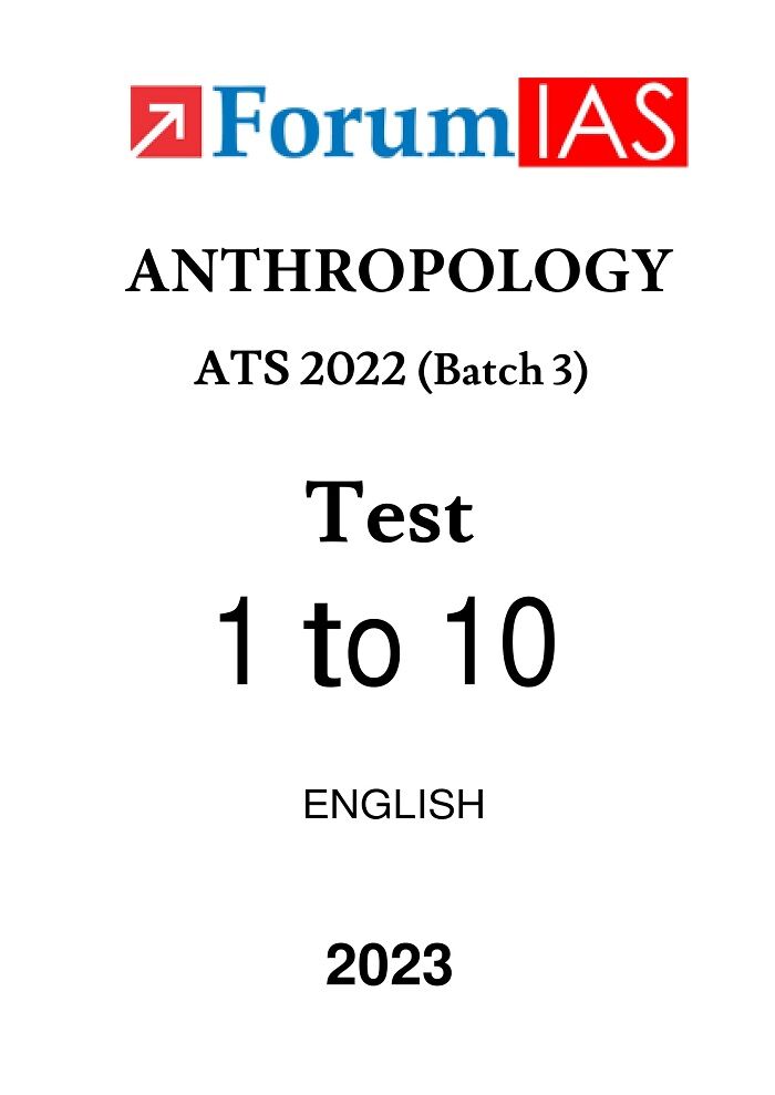 forum-ias-anthropology-10-test-series-english-for-mains-2023