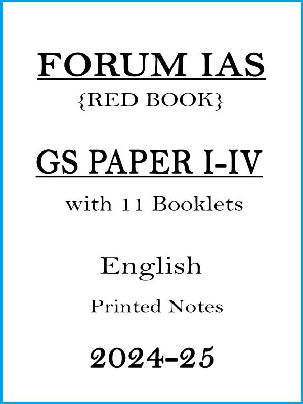 forum-ias-red-book-gs-i-iv-printed-notes-for-mains-2024-25