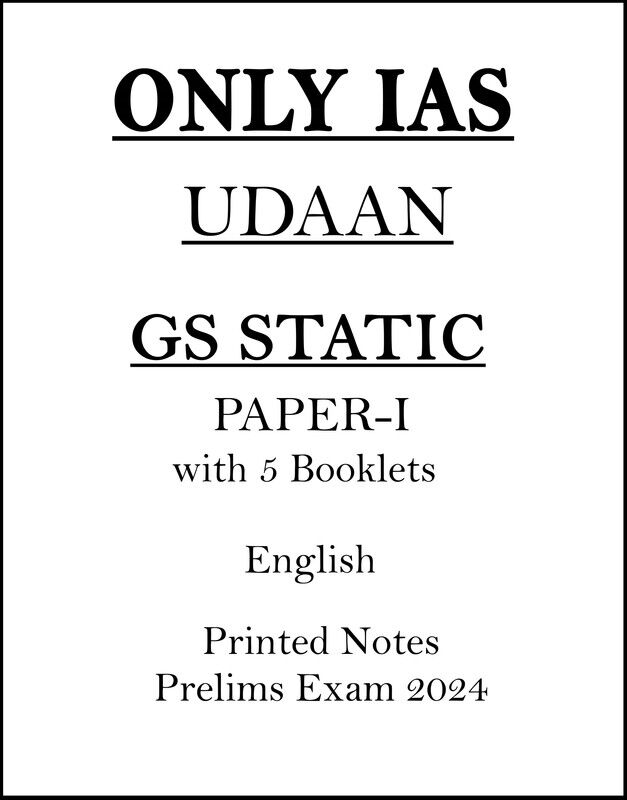 only-ias-udaan-gs-paper1-static-printed-notes-in-english-for-prelims-2024