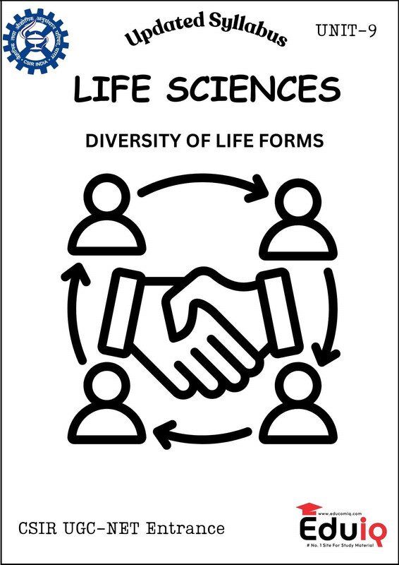 EduIQ Life Science Diversity of Life Forms Printed Notes for CSIR UGC-NET in English Medium