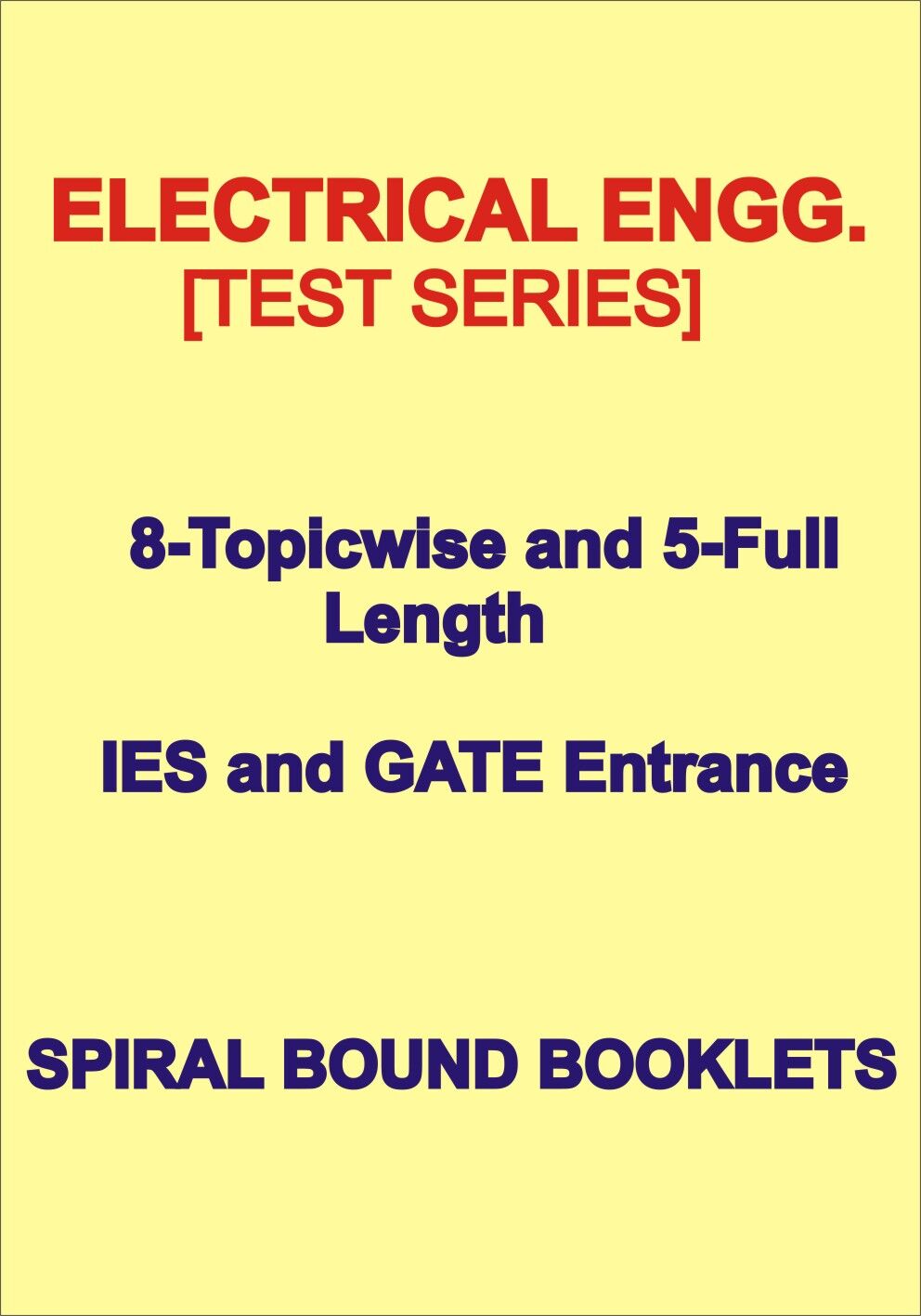 Electrical Engg Made easy electrical Engineering Test