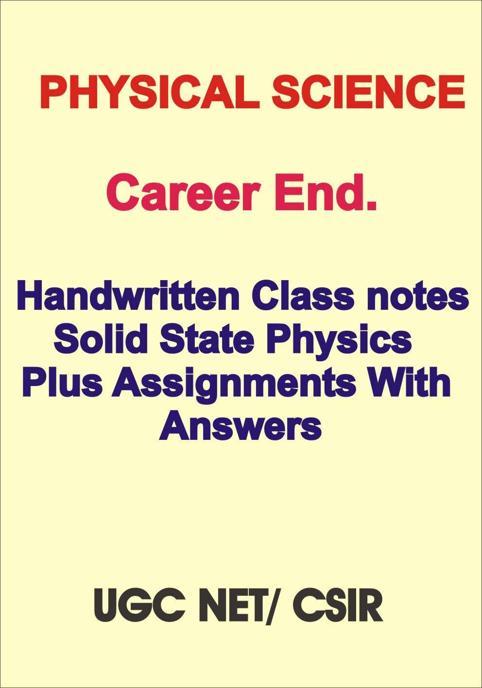 career-endeavour-solid-state-physics-notes-with-assignment-ugc-net-2022