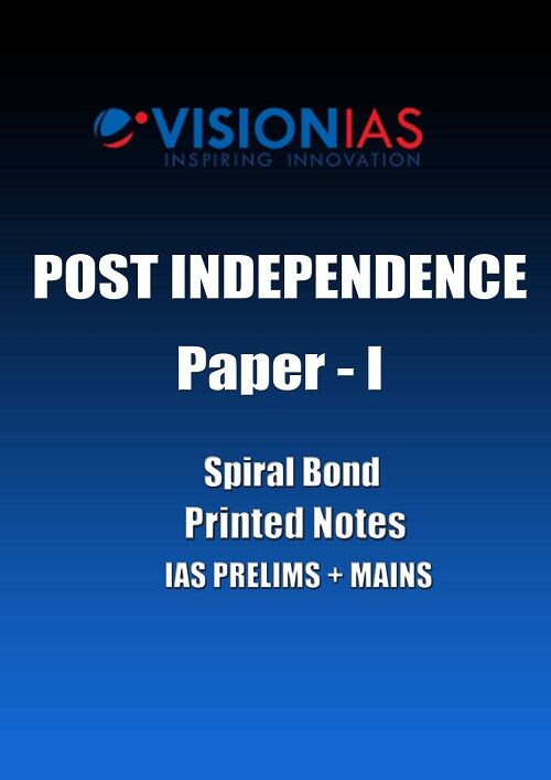 Post Independence India vision-ias-modern-indian-history-notes-in-english