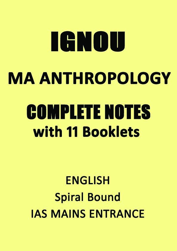ignou-MA-anthropology-optional-notes-in-english-for-ias-mains-entrance-2022