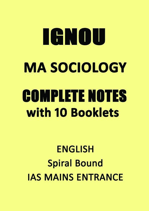 ignou-ma-sociology-optional-notes-in-english-for-ias-mains-entrance-2022