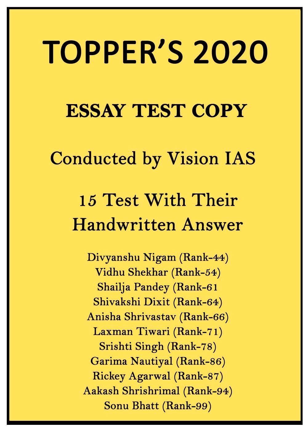 toppers-2020-essay-handwritten-15-test-copy-notes-by-vision-ias-in-english-for-mains