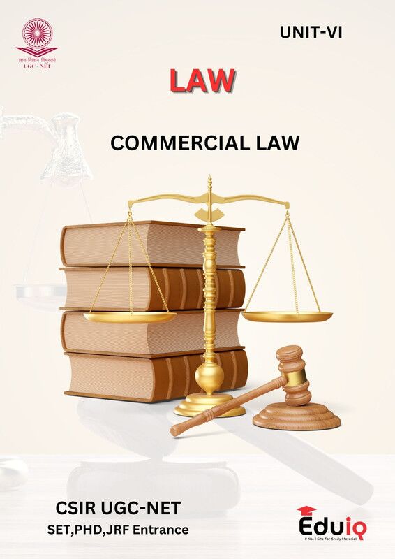EduIQ Commercial, Family, Environment, and Human Rights Law Printed Notes with MCQs for CSIR UGC-NET SET PhD JRF Preparation