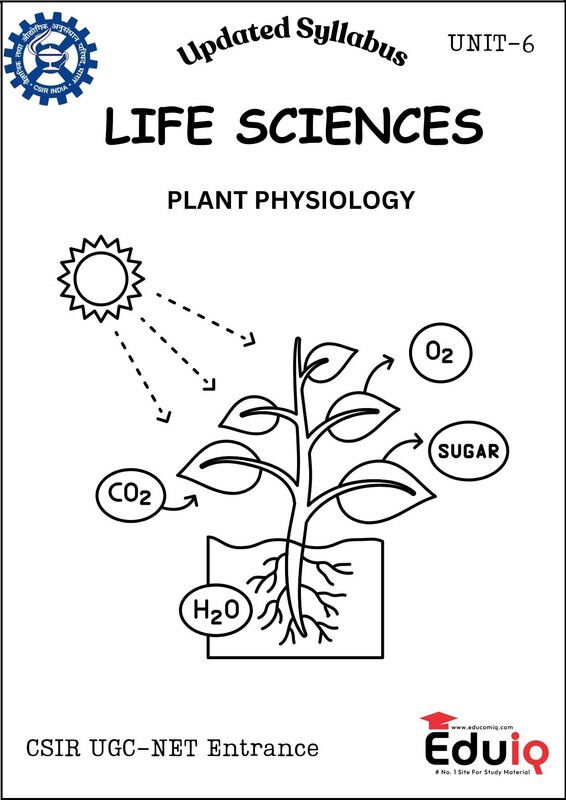 EduIQ Life Science System Physiology – Plant Printed Notes for CSIR UGC-NET & Competitive Exams
