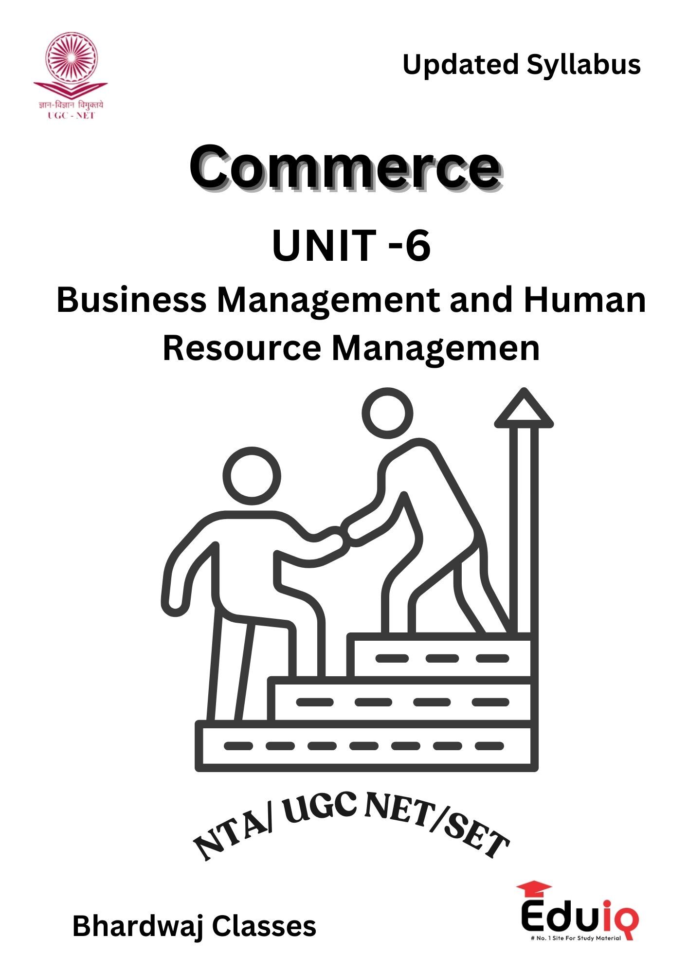 EduIQ Unit 6-10 Commerce Printed Notes with MCQs for UGC NET 2025 & Competitive Exams