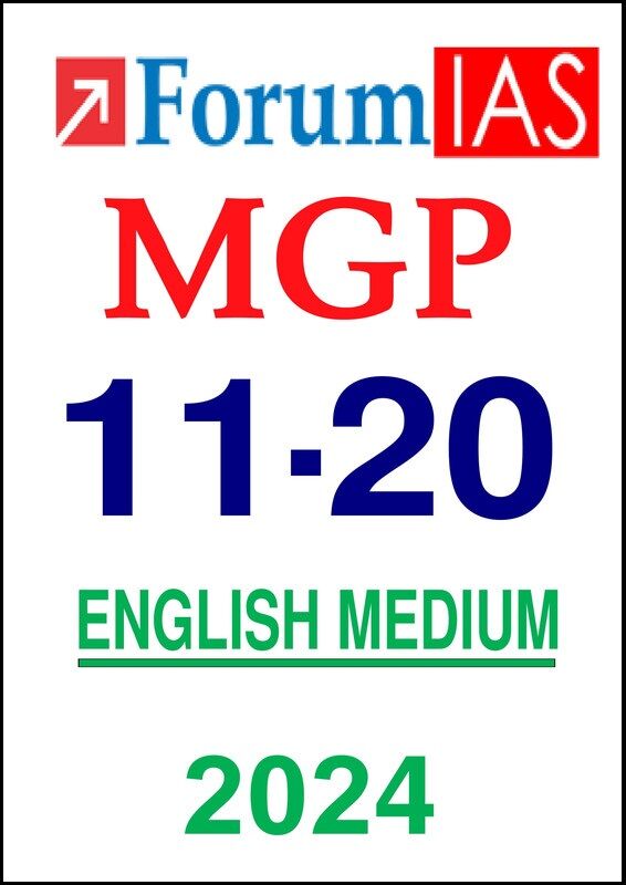 MGP Mains 11 to 20 Test Series by Forum IAS in English for UPSC 2024 mgp-mains-11-to-20-test-series-by-forum-ias-in-english-for-upsc-2024
