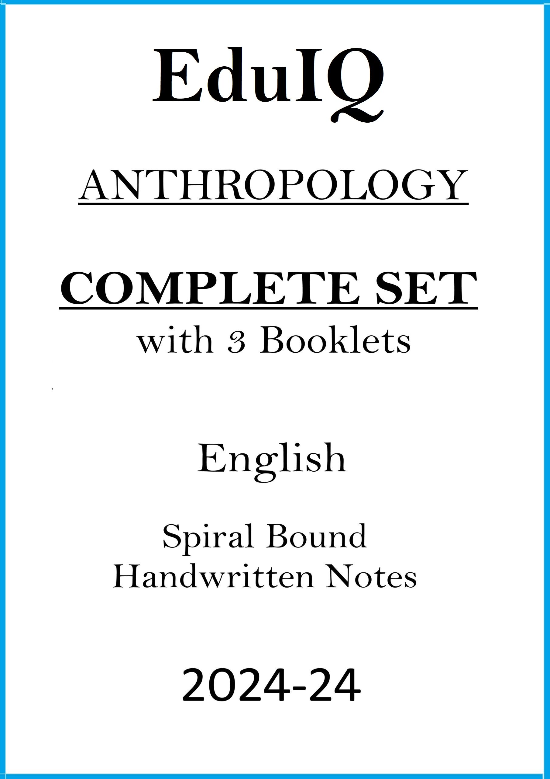 LevelUP IAS Anthropology Class Notes for UPSC Mains 2024-25 levelup-ias-anthropology-class-notes-for-upsc-mains-2024-25
