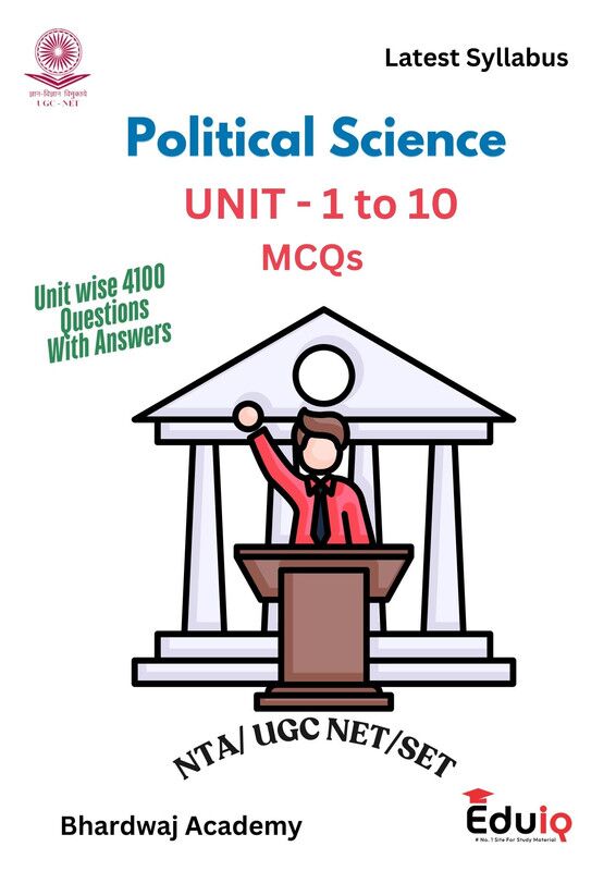 PSIR Unit-wise MCQ Notes by EduIQ for UGC NET JRF – Set of 2 Booklets