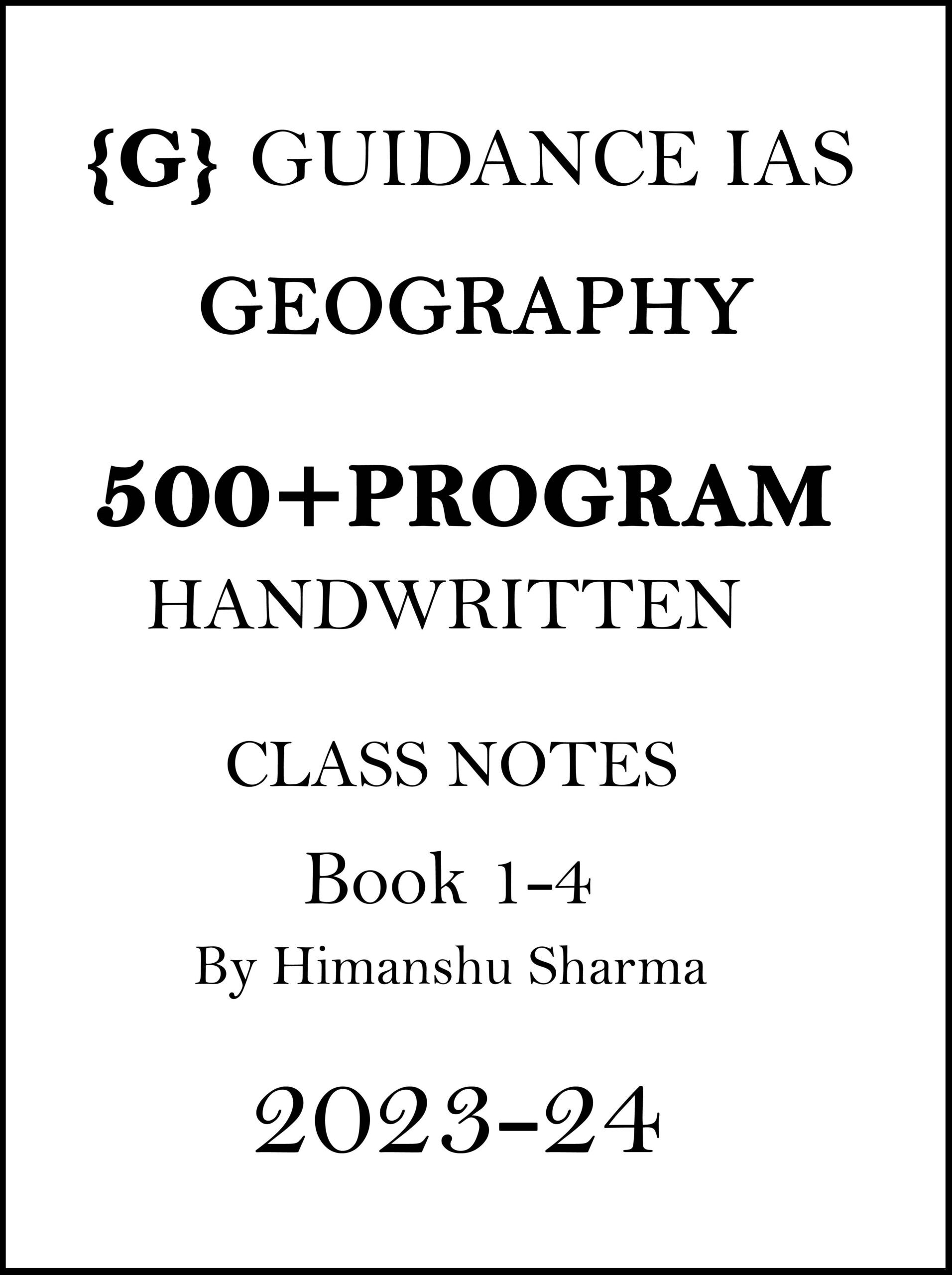 guidance-ias-himanshu-sharma-geography-500-plus-question-class-notes